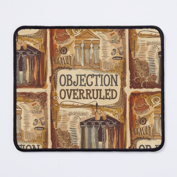 Item preview, Objection Overruled Vintage Law Nerd Gift Law Student / Lecturer Gift designed and sold by Back2Collage.