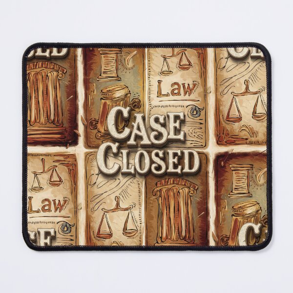 Item preview, Case Closed Vintage Law Nerd Gift Law Student / Lecturer Gift designed and sold by Back2Collage.