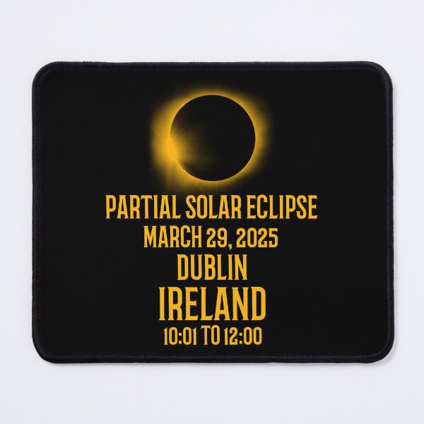 Item preview, Partial Solar Eclipse 29 March 2025 Dublin Ireland designed and sold by 87-Aesthetics.