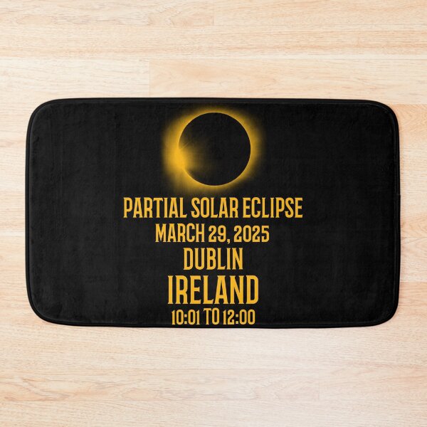 Item preview, Partial Solar Eclipse 29 March 2025 Dublin Ireland designed and sold by 87-Aesthetics.