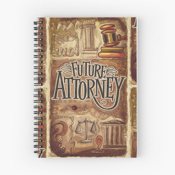 Item preview, Future Attorney Vintage Law Nerd Gift Law Student / Lecturer Gift designed and sold by Back2Collage.