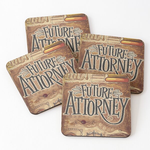 Item preview, Future Attorney Vintage Law Nerd Gift Law Student / Lecturer Gift designed and sold by Back2Collage.