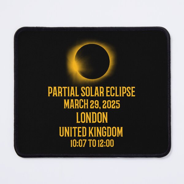 Item preview, London Partial Solar Eclipse 29 March 2025  designed and sold by 87-Aesthetics.