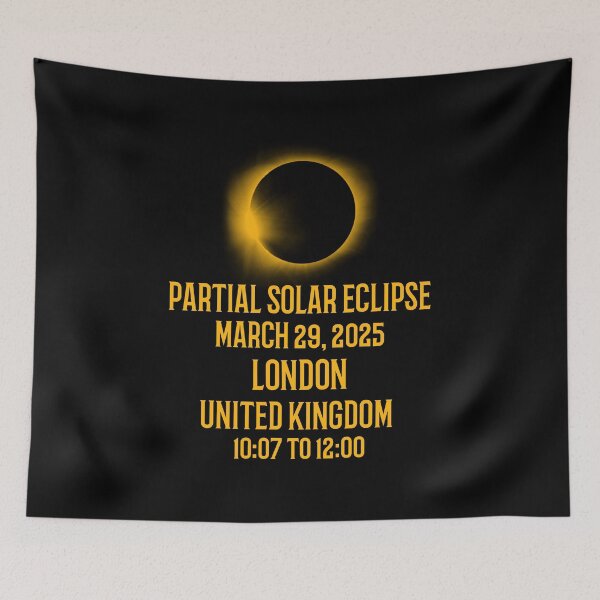 Item preview, London Partial Solar Eclipse 29 March 2025  designed and sold by 87-Aesthetics.