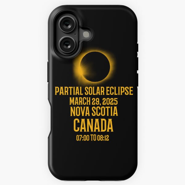 Item preview, Partial Solar Eclipse 29 March 2025 Canada designed and sold by 87-Aesthetics.