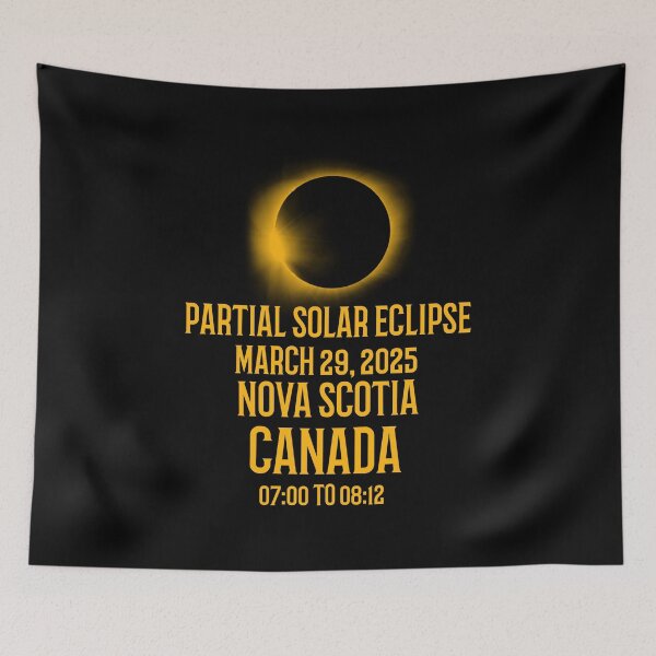 Item preview, Partial Solar Eclipse 29 March 2025 Canada designed and sold by 87-Aesthetics.