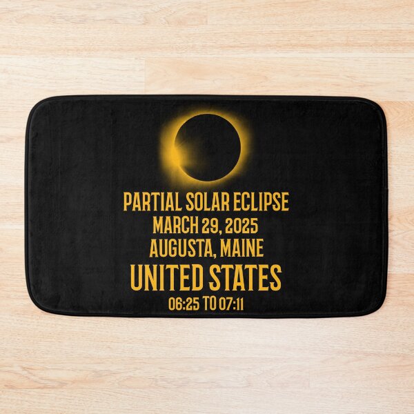 Item preview, Partial Solar Eclipse 29 March 2025 Maine USA designed and sold by 87-Aesthetics.