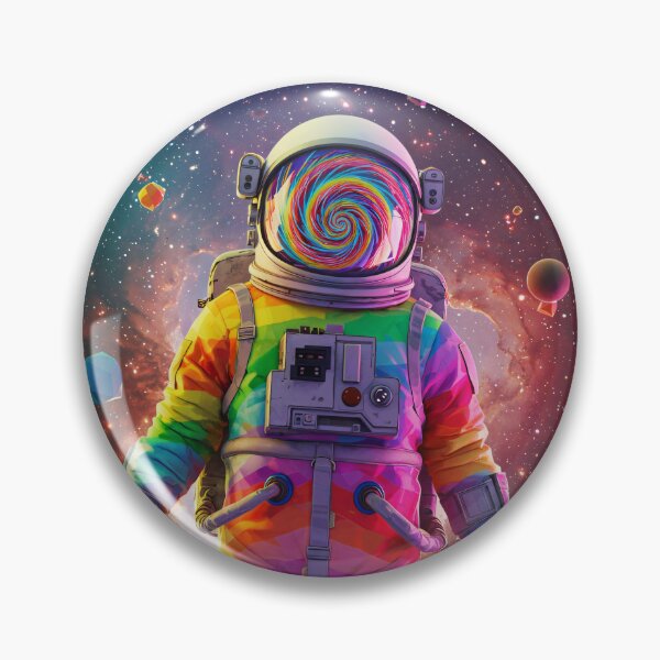 Artikelvorschau, Rainbow Astronaut in Space - Psychedelic Cosmic Adventure entworfen und verkauft von FluidForms.