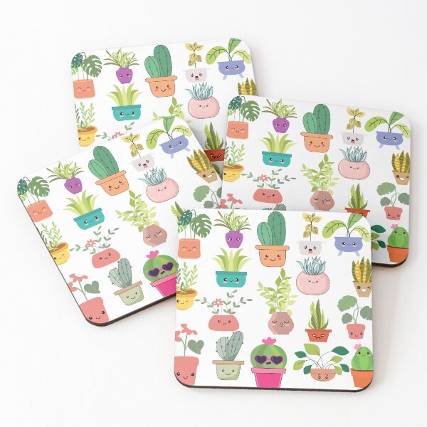 Item preview, Happy Little Plants: Cute & Quirky designed and sold by CraftyrCreator.
