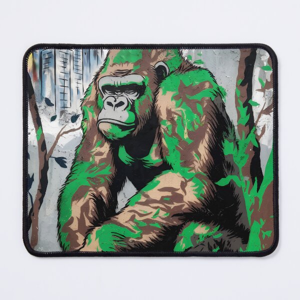 Item preview, Urban Jungle: The Hidden Gorilla Mural designed and sold by BashmentBoss.