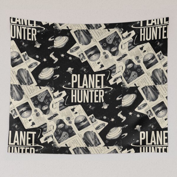Item preview, Planet Hunter Vintage Astrology Nerd Gift Astrologist Art Gift designed and sold by Back2Collage.