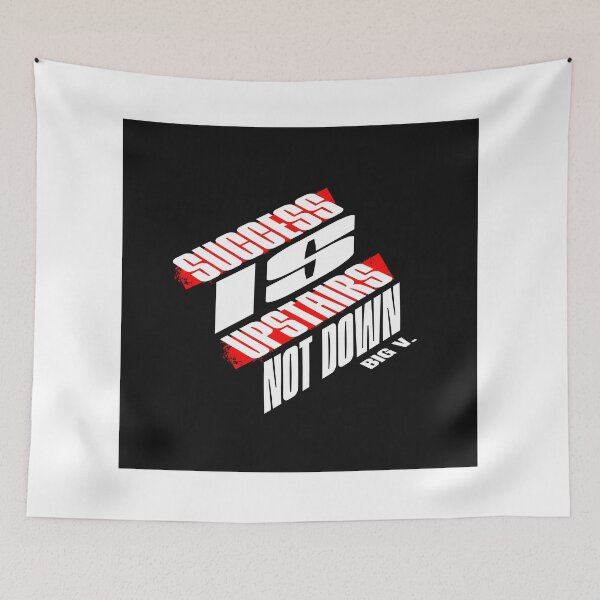 Item preview, Success Is Upstairs, Not Down T- Shirt designed and sold by Veliprintdesign.