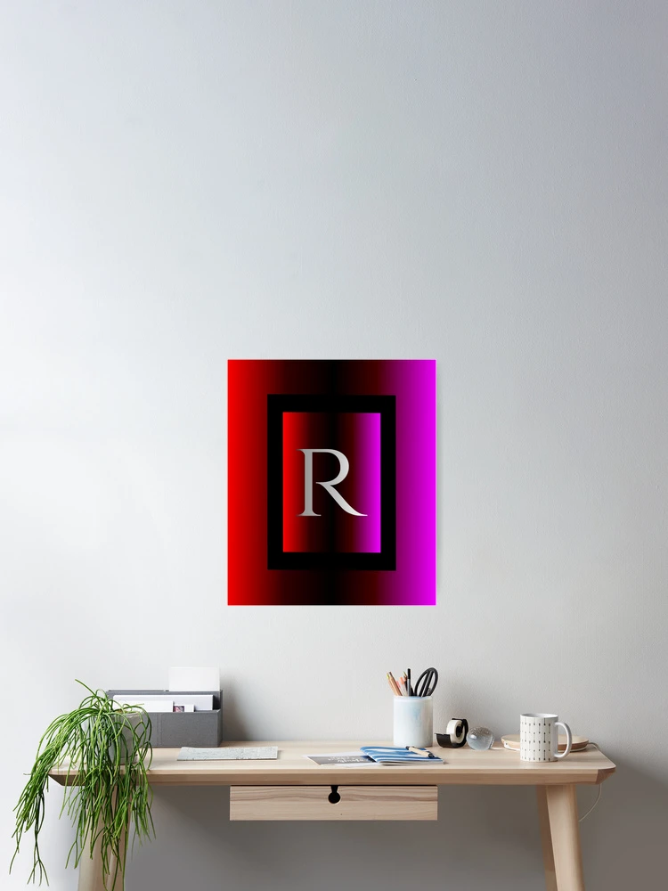 Thumbnail 2 of 3, Poster, Colorful Aesthetic Pattern R designed and sold by RGSMOOTHFINGER.