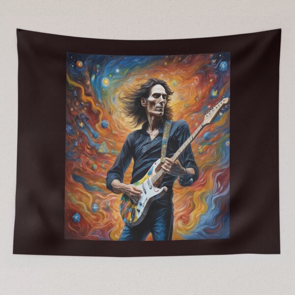 Item preview, "Cosmic Melodies: Steve Vai's Surreal Symphony" designed and sold by Artisticanvas.
