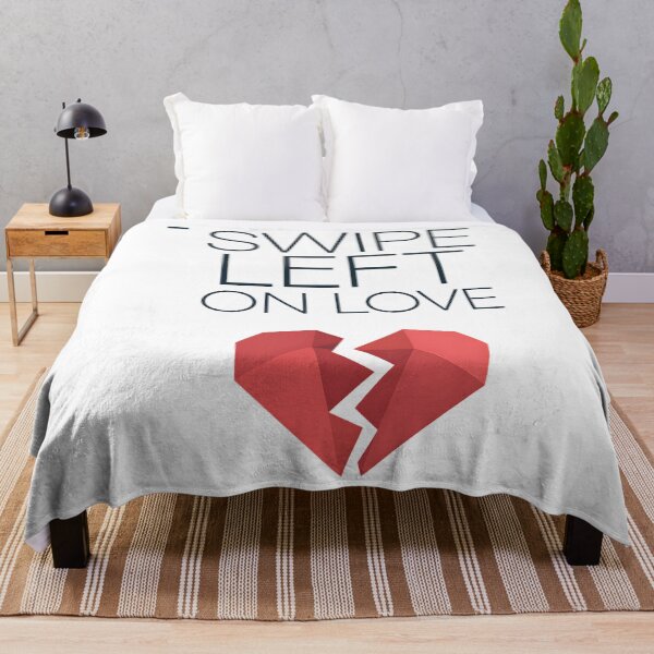 Item preview, Swipe Left on Love - Anti-Valentine’s Broken Heart designed and sold by Taans-Creation.