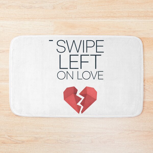Item preview, Swipe Left on Love - Anti-Valentine’s Broken Heart designed and sold by Taans-Creation.