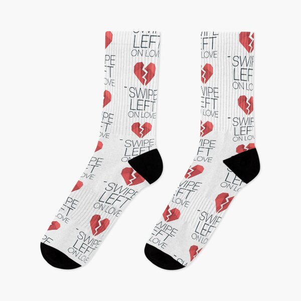 Item preview, Swipe Left on Love - Anti-Valentine’s Broken Heart designed and sold by Taans-Creation.
