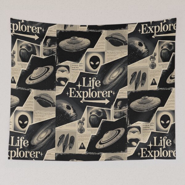 Item preview, Life Explorer Vintage Astrology Nerd Gift Astrologist Art Gift designed and sold by Back2Collage.