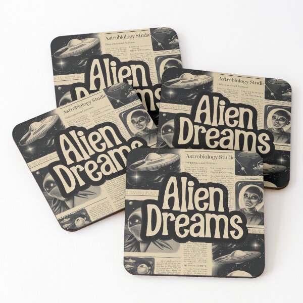 Item preview,  Alien Dreams Vintage Astrology Nerd Gift Astrologist Art Gift designed and sold by Back2Collage.