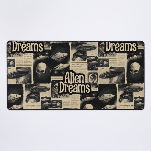 Item preview, Alien Dreams Vintage Astrology Nerd Gift Astrologist Art Gift designed and sold by Back2Collage.