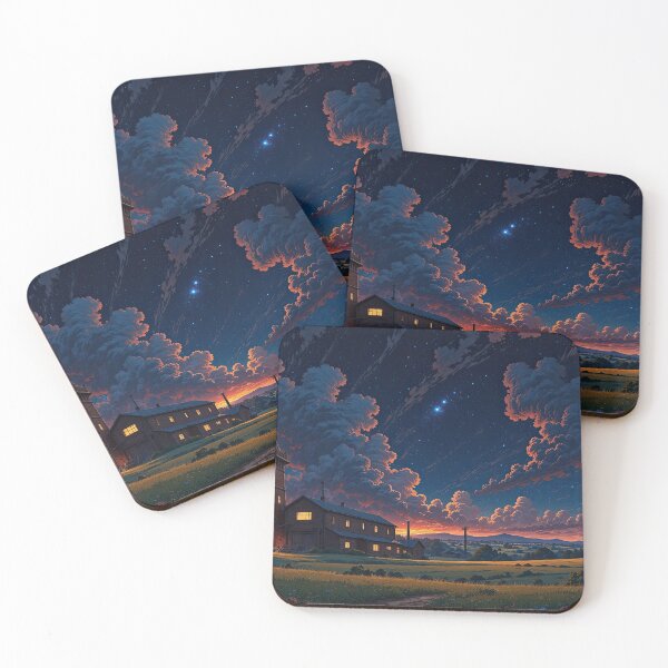 Item preview, Tower House Under a Starry Night Sky designed and sold by DafGole.