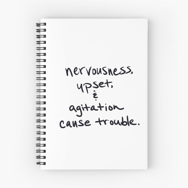 Item preview, Nervousness, upset and agitation designed and sold by abeink.