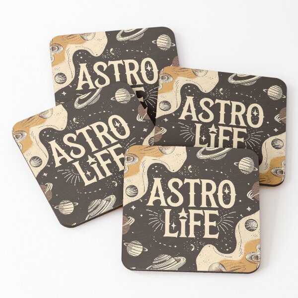 Item preview, Astro Life Vintage Astrology Nerd Gift Astrologist Art Gift designed and sold by Back2Collage.