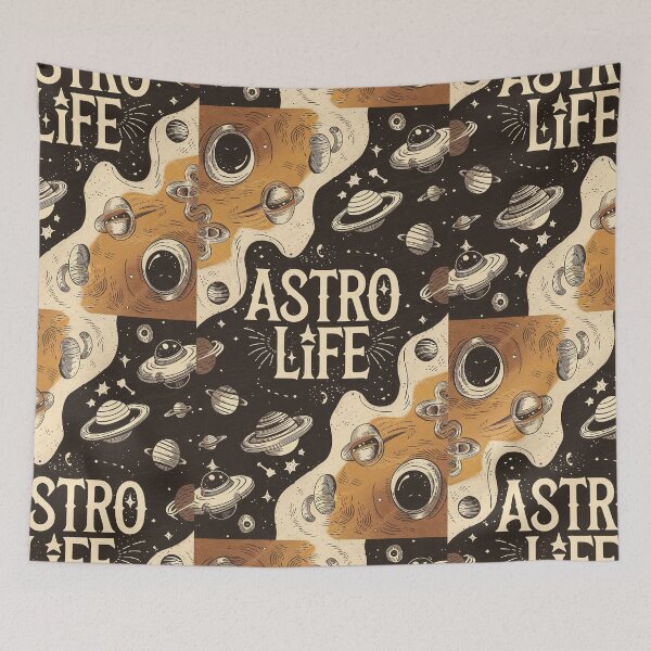 Item preview, Astro Life Vintage Astrology Nerd Gift Astrologist Art Gift designed and sold by Back2Collage.