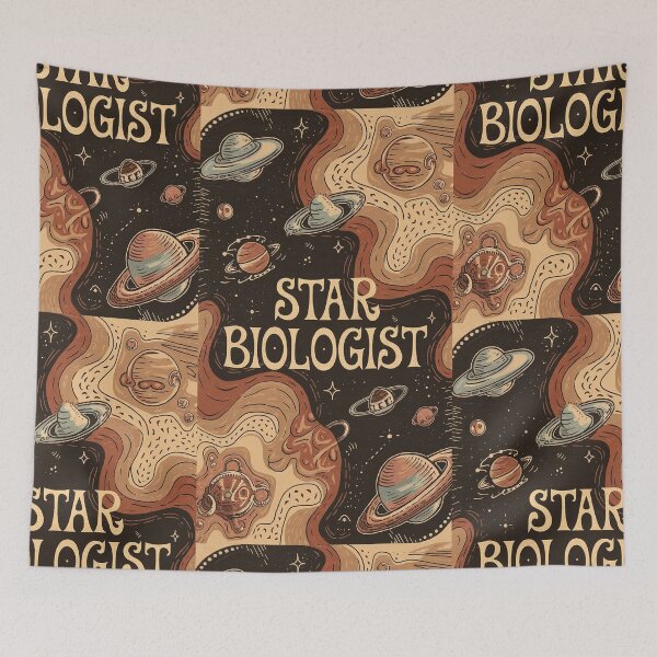 Item preview, Star Biologist Vintage Astrology Nerd Gift Astrologist Art Gift designed and sold by Back2Collage.