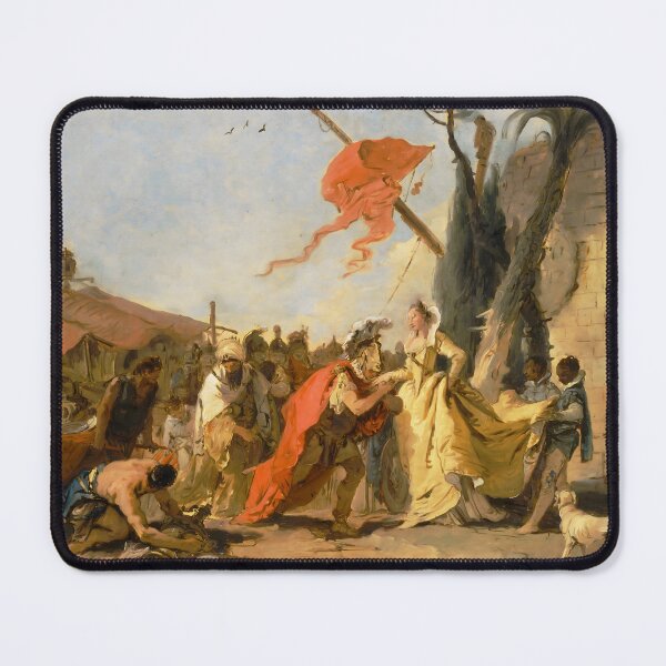 Item preview, The Meeting of Antony and Cleopatra: A Historical Masterpiece by Giovanni Battista Tiepolo, 1745–1747 - Italian Baroque Art designed and sold by HistoryOnWalls.