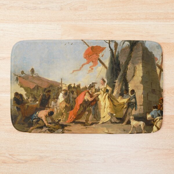 Item preview, The Meeting of Antony and Cleopatra: A Historical Masterpiece by Giovanni Battista Tiepolo, 1745–1747 - Italian Baroque Art designed and sold by HistoryOnWalls.