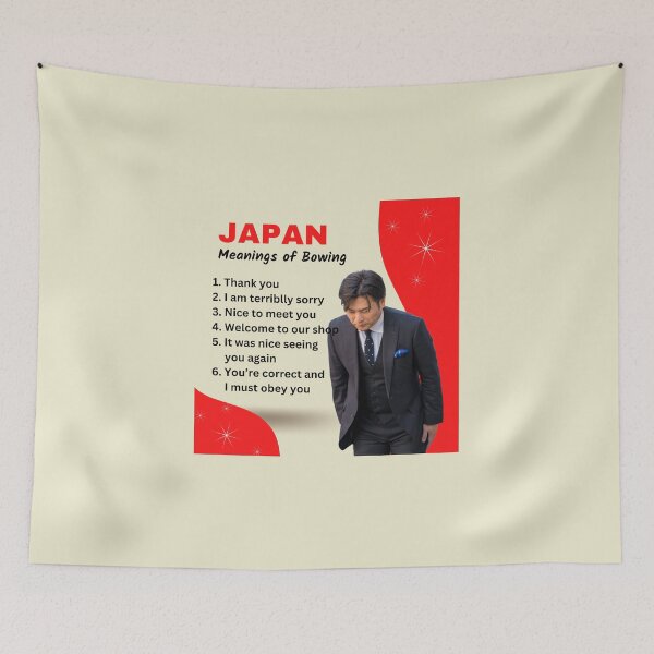 Item preview, Japanese Bowing Etiquette designed and sold by TokyoChick.