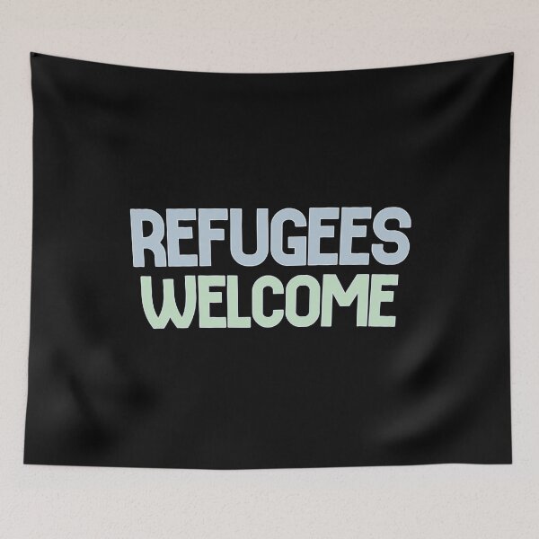 Item preview, Refugees Welcome Retro designed and sold by vibeno1.