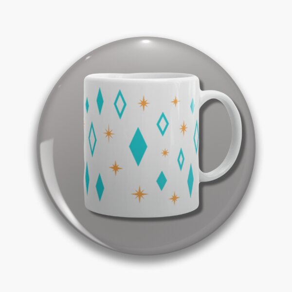 Item preview, Retro Diamond Mug designed and sold by Atomic Rocket.