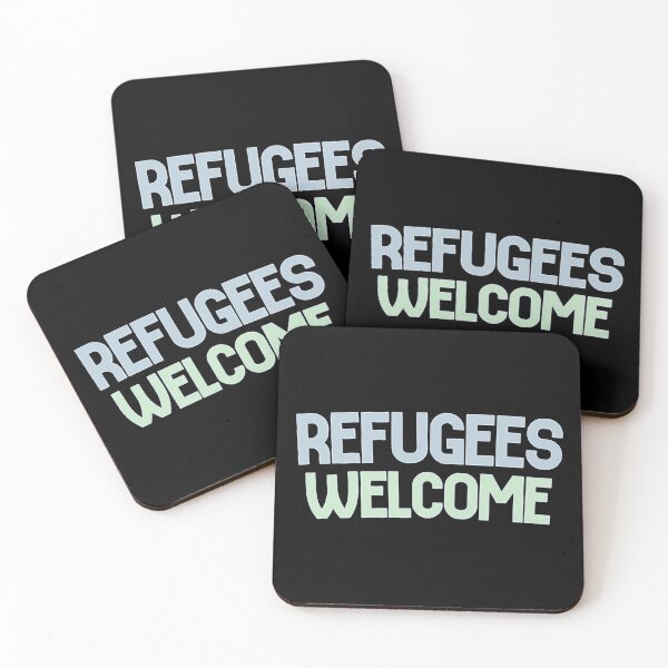 Item preview, Refugees Welcome Retro designed and sold by vibeno1.