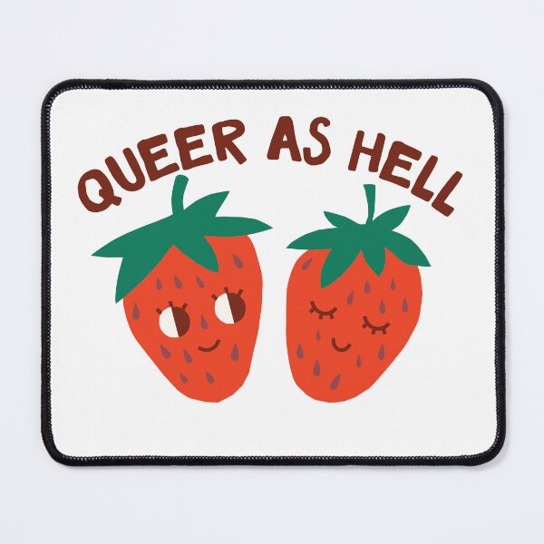 Item preview, Queer as hell designed and sold by rainsoakedpunk.