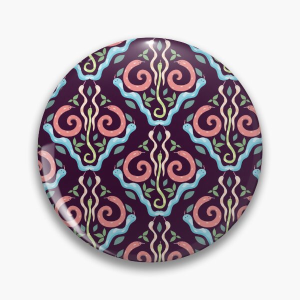 Item preview, Cute Snake Pattern Dark Background designed and sold by ShannonSArtwork.