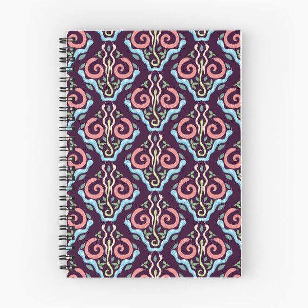 Item preview, Cute Snake Pattern Dark Background designed and sold by ShannonSArtwork.