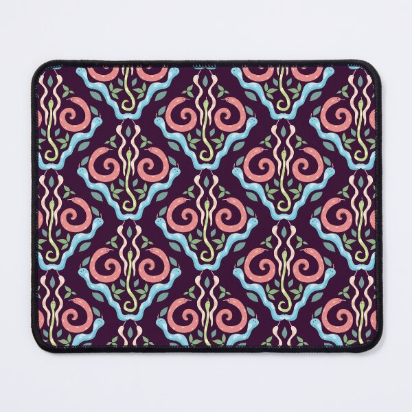 Item preview, Cute Snake Pattern Dark Background designed and sold by ShannonSArtwork.