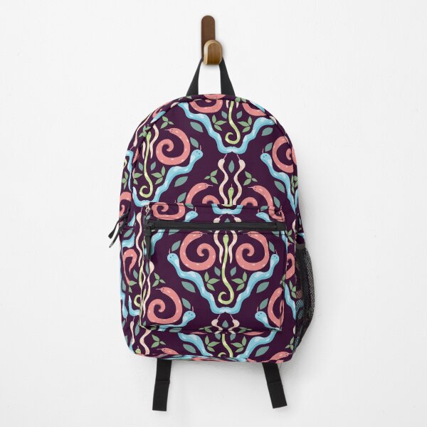 Item preview, Cute Snake Pattern Dark Background designed and sold by ShannonSArtwork.