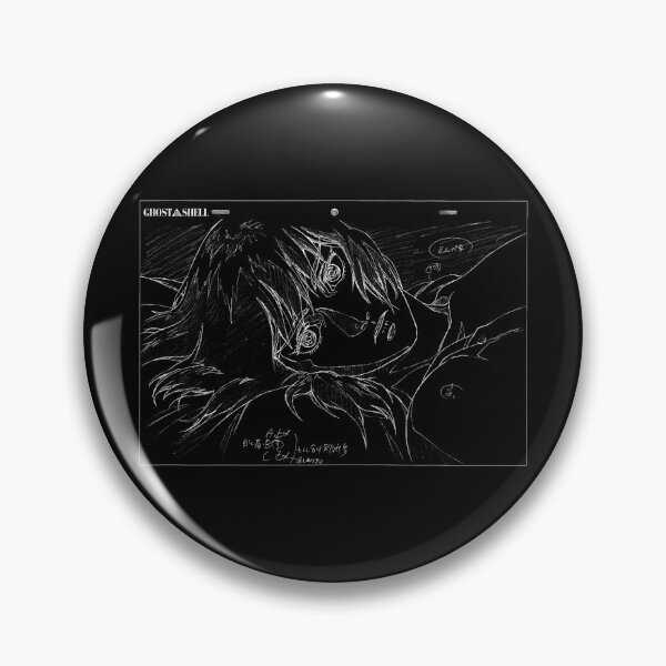 Item preview, Motoko Kusanagi - GITS [Logo] (white on dark) designed and sold by R-A Designs.