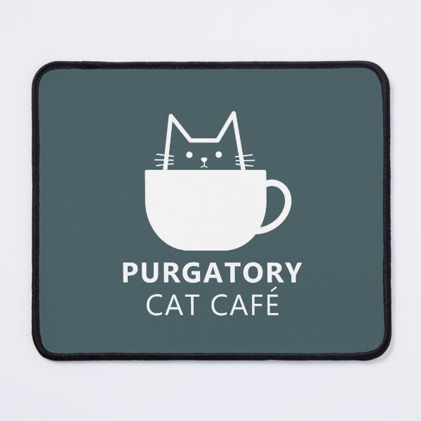 Item preview, Purgatory Cat Cafe White designed and sold by purgatorycatcafe.