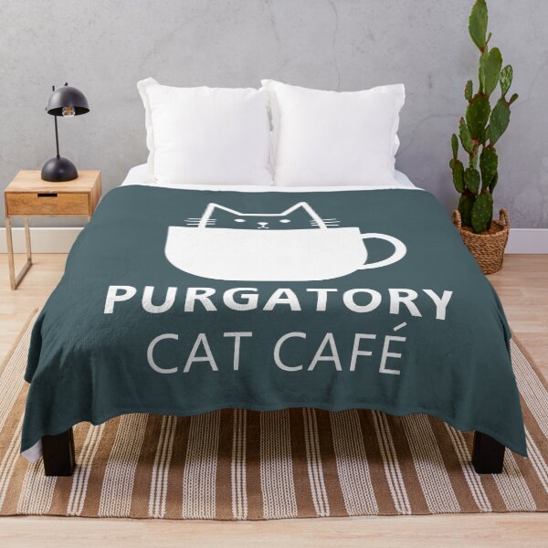 Item preview, Purgatory Cat Cafe White designed and sold by purgatorycatcafe.