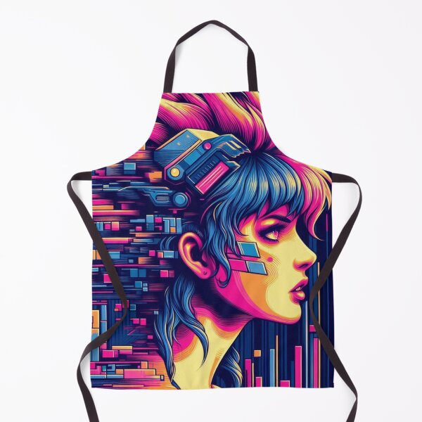 Item preview, Cyberpunk Neon warrior from the future designed and sold by JonelleTshirts.