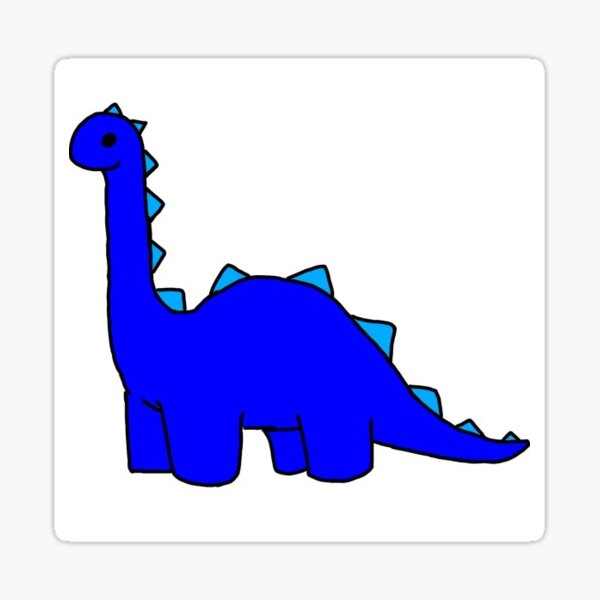 Item preview, blue brontosaurus designed and sold by Toothpastegod.