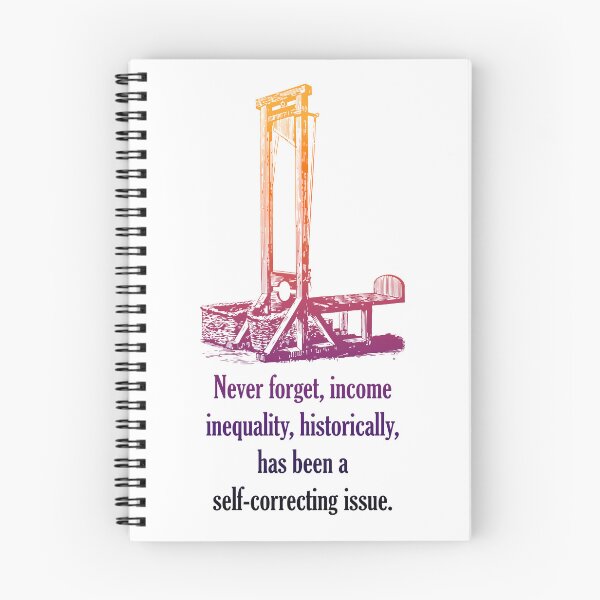 Item preview, Never forget, income inequality, historically, has been a self-correcting issue. designed and sold by ChrisRoy1001.