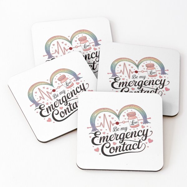 Item preview, Be My Emergency Contact designed and sold by catthemedic.