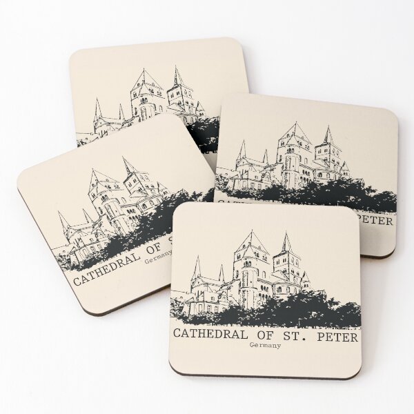 Item preview, Cathedral of St Peter - Germany designed and sold by Lakeric Cityscapes.