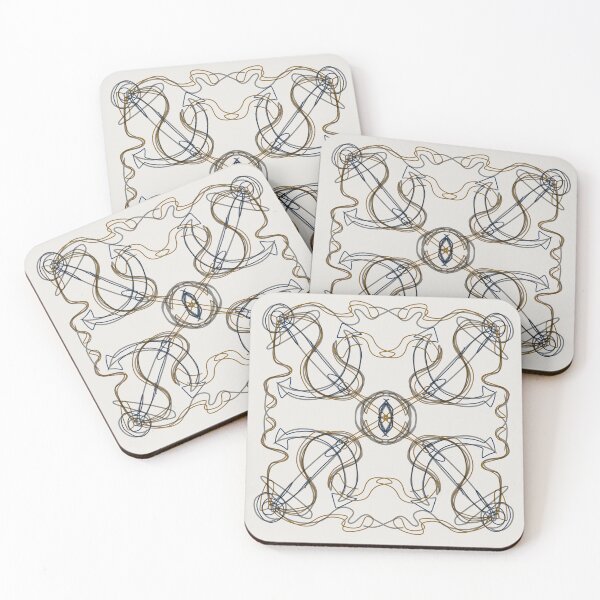 Item preview, Four Anchors and Compass Eye designed and sold by AtoyArt.