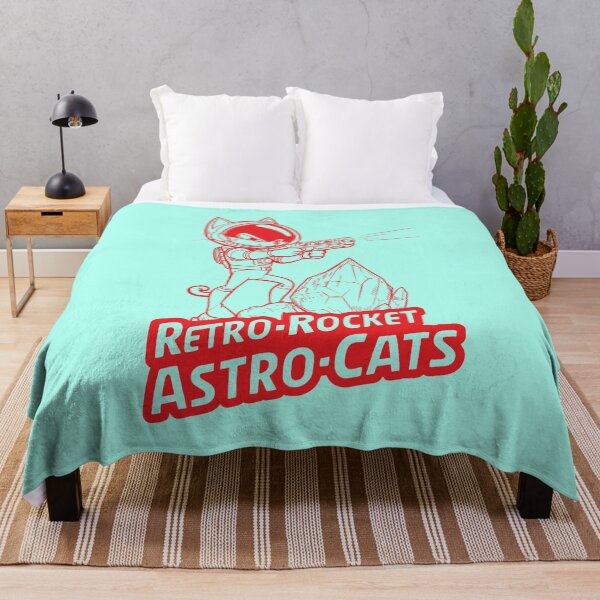 Item preview, CatScan Dan - Red Vector - Retro-Rocket Astro Cats designed and sold by Sapphire Sky Crafts.